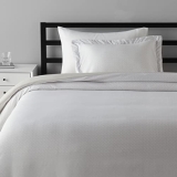 Amazon Basics Microfiber Comforter Cover Set With Pillow Cover – Single (66X90-Inch, 2-Piece, Grey Crosshatch)