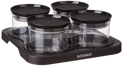 Solimo Airtight Plastic Storage Container Set, With 4 Containers