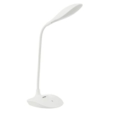 AmazonBasics Sleek Rechargeable Table Lamp, 8W, Dimming, White,