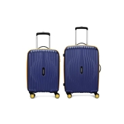 Aristocrat Vortex Plus | Set of 2 Trolley Bag, 55+65 Cm, Small+Medium Hardside Luggage | 8 Wheels, Combination Lock | Polycarbonate | 3 Year International Warranty | Midnight BlueAristocrat Vortex Plus | Set of 2 Trolley Bag, 55+65 Cm