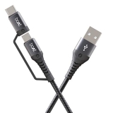 boAt Deuce USB 300 2 in 1 Type-C & Micro USB  Cable