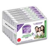 BOROPLUS Antiseptic + Moisturizing Soap – Neem, Tulsi & Aloe Vera (Pack of 6)