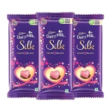 Cadbury Dairy Milk Silk Chocolate Bar, Pack of 3 x 150g