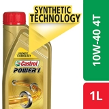Castrol POWER1 4T Synthetic Engine Oil for Bikes (1Ltr)