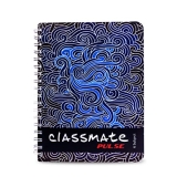 Classmate Pulse 6 Subject Notebook – Unruled, 300 Pages, Spiral Binding, 240mm*180mm