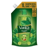 Dabur Vatika Health Shampoo – 1L (Refill Pouch)