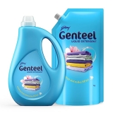 Genteel Liquid Detergent 1kg bottle + 1kg Refill Pouch