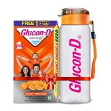 Glucon-D Tangy Orange Glucose Powder With Free Sipper(1kg, Refill)