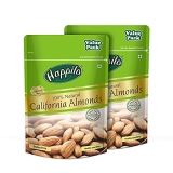 Happilo 100% Natural Premium California Almonds 1 kg Each (Pack of 2) | Quality Badam Giri | High in Fiber & Boost Immunity | Real Nuts | Whole Natural Badam