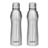 MILTON Elate 1000 Stainless Steel Water Bottle 880 ml, (Set of 2)