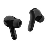 Mivi DuoPods A25 True Wireless Earbuds with 40Hours Battery, 13mm Bass Drivers & Made in India. Bluetooth Wireless Earbuds with Immersive Sound Quality, Voice Assistant, Touch Control (Black)