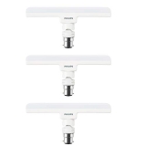Philips T-Bulb Base B22 10-Watts LED Lamp (Pack of 3) White
