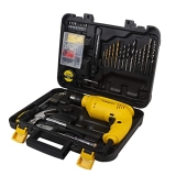 STANLEY SDH550KP-IN 550W DIY 10mm Single Speed Hammer Drill Tool Kit