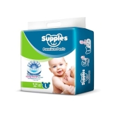Supples Premium Diapers, Large (L), 62 Count, 9-14 Kg, 12 hrs Absorption Baby Diaper Pants