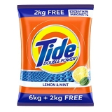 Tide Plus Double Power Detergent Washing Powder Jasmine & Rose 6kg + 2kg FREE
