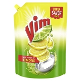 Vim Dishwash Liquid Gel Lemon Refill Pouch, 2 Ltr