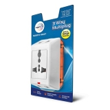 Wipro 3 Way Multiplug Adaptor with 1 Universal Socket